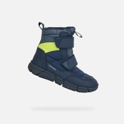Pantofi de iarnă Geox albastru închis pentru băieți