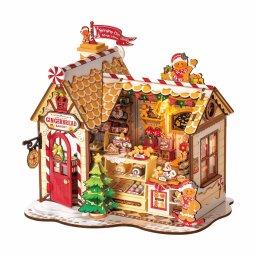 Puzzle 3D, Casuta DIY, Casuta de turta dulce, 250 piese
