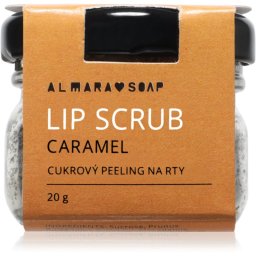 Almara Soap Lip Scrub exfoliant din zahar de buze Caramel 20 g