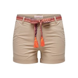 ONLY Pantaloni 'ONLGeorgia' bej închis / albastru închis / portocaliu / corai