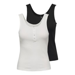 ONLY Top 'ONLSIMPLE' negru / alb