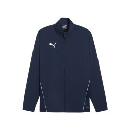 PUMA Geacă sport 'TeamGoal' albastru închis / alb