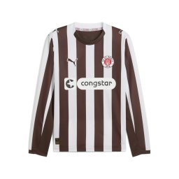 PUMA Tricot 'FC St. Pauli 25/26' maro închis / negru / alb