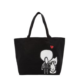 Karl Lagerfeld Plase de cumpărături 'Ikon Valentine' gri / roșu / negru