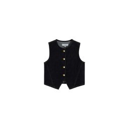 Scalpers Vestă 'Japan' negru denim