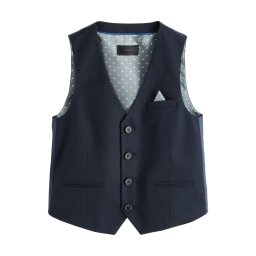 Next Vestă bleumarin
