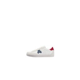 Scalpers Sneaker 'New Gala' gri deschis / roșu / alb