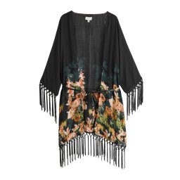 B by Ted Baker Halat de baie scurt verde / corai / negru