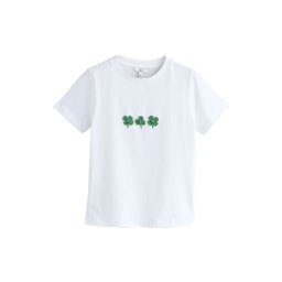 Next Tricou verde / verde închis / alb