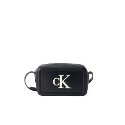 Calvin Klein Geantă de umăr negru / alb