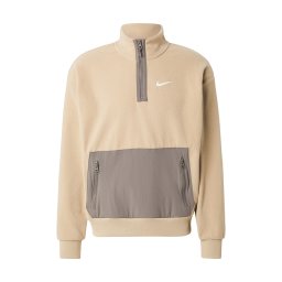 Nike Sportswear Pulover bej / gri deschis / alb