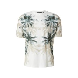 ANTONY MORATO Tricou nisipiu / verde închis / alb natural