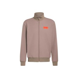 ADIDAS SPORTSWEAR Bluză cu fermoar sport 'Audi Formula One Teams' maro cappuccino / portocaliu / negru