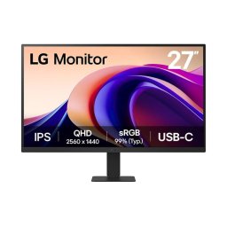 Monitor LG 27" 27U631A-B.AEUQ, Diagonal (inch): 27, Diagonal (cm): 68, Aspect ratio: 16:9, Panel: IPS, Resolution: 2560x1440, Refresh Rate: 100Hz, Response time GtG: 5ms, Brightness (max): 250 cd/m², Contrast (static) : 1000:1, Viewing angle: 178/178, Col
