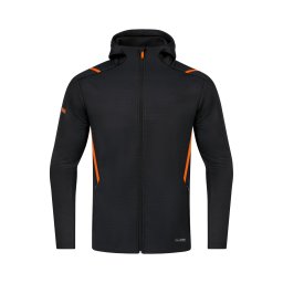 JAKO Geacă sport 'Challenge' portocaliu / negru