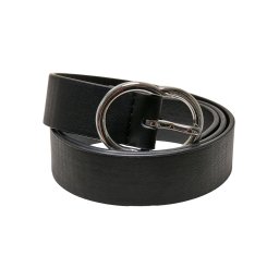 Urban Classics Curea negru / argintiu