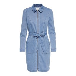 ONLY Rochie tip bluză 'Chigo' albastru denim