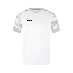 JAKO Tricou funcțional gri / alb