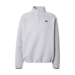 ADIDAS ORIGINALS Bluză de molton 'SPACER DRILL' gri amestecat / negru