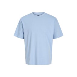 Jack & Jones Plus Tricou 'JPRBLASummer' albastru deschis / alb lână