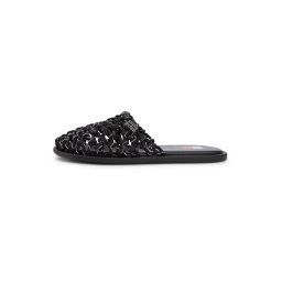 Tommy Jeans Saboți negru / alb