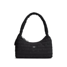 Tommy Jeans Plase de cumpărături negru / alb