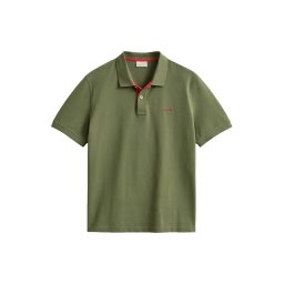 GANT Tricou kaki / roșu