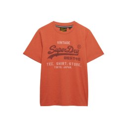 Superdry & Co Tricou 'Heritage' portocaliu homar / roşu închis / alb