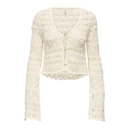 ONLY Geacă tricotată 'ONLColette' crem