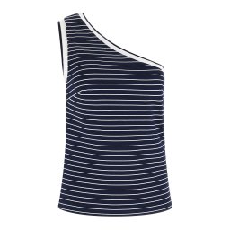 GUESS Top 'ALPHONSINE' albastru marin / alb