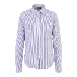Vero Moda Tall Bluză 'VMLAUREN' albastru violet / alb