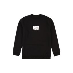 VANS Bluză de molton negru / alb
