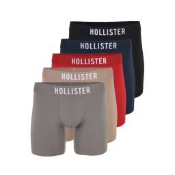 HOLLISTER Boxeri albastru marin / gri / gri taupe / negru