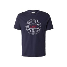 GANT Tricou bleumarin / roșu / alb