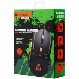 Mouse Vigil, USB, Black-Orange