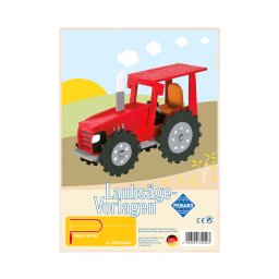 Pebaro 355S, Sablon din lemn, tractor, pentru traforaj, dimensiunea A4