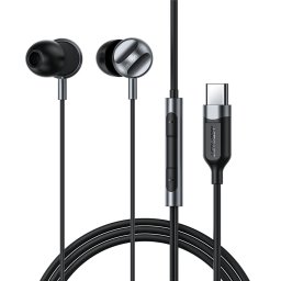 Casti Flexibile cu Fir, in-ear, USB-C, 1.2m - Acefast (L6) - Black