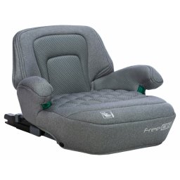 Inaltator auto, FreeOn, Cosmo Plus I-Size, cu isofix, cu spatar inaltat si cotiere, Potrivit pentru copiii intre 125 si 150 cm sau intre 25 si 36 Kg, gri
