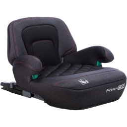 Inaltator auto, FreeOn, Cosmo Plus I-Size, cu isofix, cu spatar inaltat si cotiere, Potrivit pentru copiii intre 125 si 150 cm sau intre 25 si 36 Kg, negru