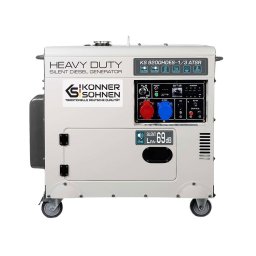 Generator de curent diesel Konner & Sohnen KS 9200HDES-1/3 ATSR trifazat 7,5 kW pornire electrica