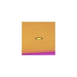 Eglo 901426-LED FUEVA-Z Plafonieră LED RGBW pentru baie, 5W/230V, Ø12 cm, IP44, negru