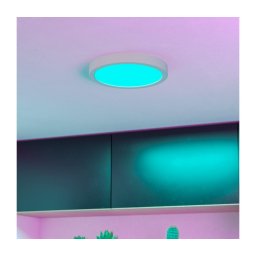 Eglo 901376 - Plafonieră LED RGBW FUEVA-Z dimabilă pentru baie, LED/11,2W/230V, 21,1 cm, IP44, alb