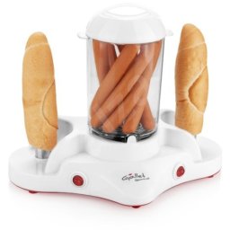 RESIGILAT - Aparat de preparat Hot Dog GALLET Gourmet MAH502, 380 W, 2 tepuse, accesorii pentru oua
