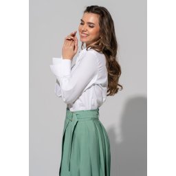 Camasa din poplin cu croi cambrat EDINA Hermosa, alb