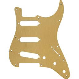 Fender 11-Hole Modern 1-Ply Anodized Stratocaster S-S-S Pickguard Gold