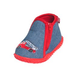 PLAYSHOES Papuci de casă 'Feuerwehr' albastru / roșu