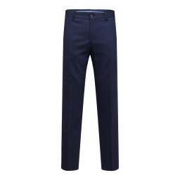 SELECTED Pantaloni cu dungă 'SLHNeli' bleumarin