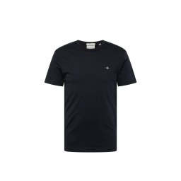 GANT Tricou gri deschis / roșu / negru