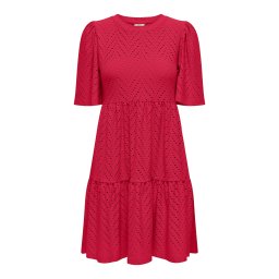 JDY Rochie 'CARLA CATHINKA' roşu închis