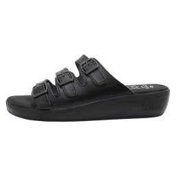 Papuci dama, negru, casual, ortopedici, medicinali, piele naturala, cu platforma, Batz 3BCS-Negru (Marime: 41)